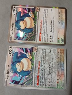 Pokemon TCG, Hop's Snorlax Holo & Reverse Holo Cards 117/159 Journey Together - Image 3