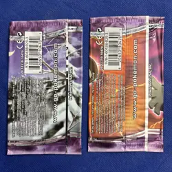 2x EMPTY Pokemon TCG Diamond & Pearl Stormfront Booster Pack Wrappers - Image 2