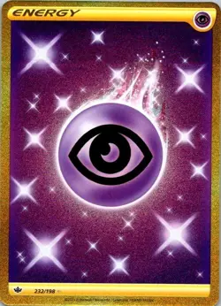 Pokemon Psychic Energy (Secret) 232/198 - SWSH06 Chilling Reign - (NM) (SKU 1-4) - Image 1