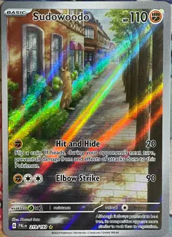 Sudowoodo Illustration Rare Holo - 219/193 - Paldea Evolved Pokemon 2023 - Image 1