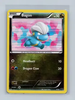 Bagon 6/20 Holo Rare Dragon Vault Pokemon Holo Lightly Played - Image 1