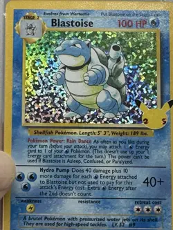 2021 Pokemon Celebrations BLASTOISE-Holo 25th Anniversary/PSA 10 🔥 - Image 2