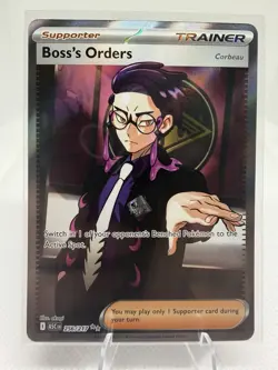 Boss’s Orders 256/217 Ultra Rare Full Art Pokemon TCG Ascended Heroes - Image 1