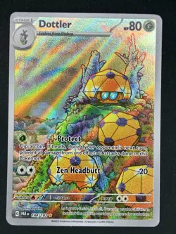 Dottler 184/182 Illustration Rare Paradox Rift Pokemon Near Mint - Image 1
