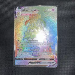 NM Alcremie VMAX 073/072 Shining Fates Rainbow Secret Rare Holo Pokemon TCG Card - Image 1