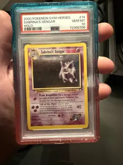 Pokemon 2000 Unlimited Gym Heroes Sabrina's Gengar 14/132 Holo Rare PSA 10 - Image 4