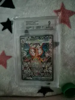 2023 Charizard EX SIR 223/197 Scarlet & Violet Obsidian Flames BGS 9 MINT - Image 2
