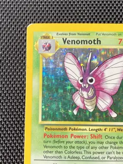 Pokemon Jungle Venomoth 13/64 Holo MP/HP Unlimited - Image 2