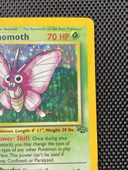 Pokemon Jungle Venomoth 13/64 Holo MP/HP Unlimited - Image 3