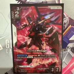 Strike Rouge - GD01-069 R+ Gundam TCG Card GD01 Newtype Rising [Alt Art] - Image 2