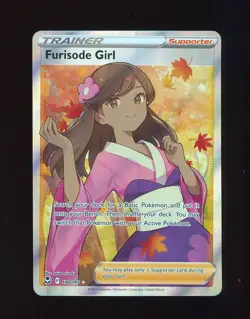 [NM] Full Art Furisode Girl Trainer Silver Tempest 190/195 Pokemon TCG - Image 1