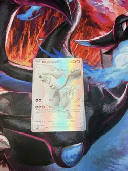 Reshiram ex 173/086 Black White Rare Pokemon Sv: White Flare English NM - Image 1