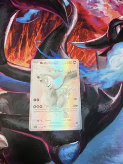 Reshiram ex 173/086 Black White Rare Pokemon Sv: White Flare English NM - Image 2