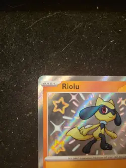 Pokemon TCG SV: Paldean Fates Riolu 173/091 Baby Shiny NM - Image 5