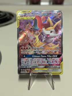Charizard & Braixen GX Oversized Pokemon Sun & Moon Black Star Promo #SM230 - Image 1
