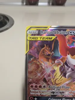 Charizard & Braixen GX Oversized Pokemon Sun & Moon Black Star Promo #SM230 - Image 2