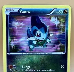 Axew 13/20 – Dragon Vault (Holo Rare) - NM - 2012 Pokemon TCG - Image 2