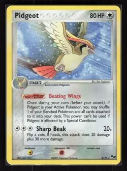 Pidgeot Holo Rare Pokemon POP Series 2 002/017 LP - Image 1