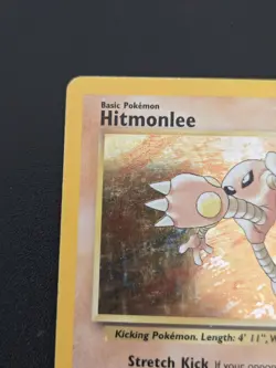Pokemon TCG Hitmonlee 7/62 Unlimited Holo Rare MP WOTC Fossil Vintage - Image 5