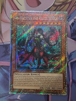 Yugioh 1x Diabellstar the Black Witch Platinum Secret Rare RA03-EN032 1st Ed NM - Image 1