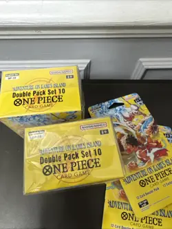 Lot of 2 Factory Sealed One Piece OP-15 Double Pack Sets & Booster Packs - Image 5