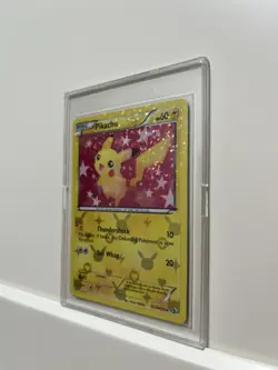 Pokemon Pikachu RC7/RC25 Legendary Treasures HOLO Card with Plastic Case - Image 2