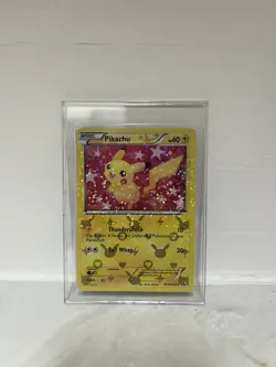 Pokemon Pikachu RC7/RC25 Legendary Treasures HOLO Card with Plastic Case - Image 5