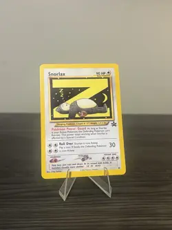 Pokemon TCG Snorlax Card 49/53 WOTC Black Star Promo Regular - Image 1