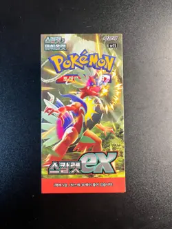 Pokemon Card Game Scarlet & Violet Booster Box Scarlet Ex 30Pack Korean Ver - Image 1