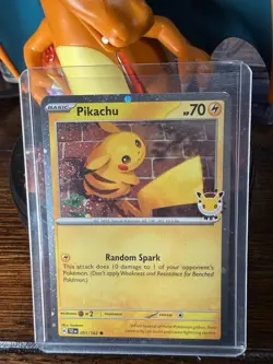 Pokemon Pikachu 018/091 Miscellaneous Cards Reverse Cosmos Holo Basic 70 HP - Image 1