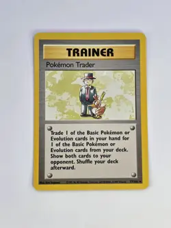 Pokemon Trader 77/102 Base Set Shadowless 1999 WOTC Trainer Card NM - Image 1