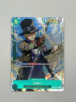 Sabo - OP09-027 (3rd Anniversary Winner) OP09-027 One Piece Promotion Cards Foil - Image 1
