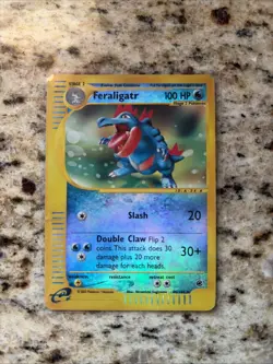 ✨ Feraligatr 46/165 Expedition Reverse Holo 2002 POKEMON CARD - Image 1