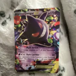 Gengar EX 34/119 Ultra Rare Holo Pokemon TCG XY Phantom Forces Card - Image 1