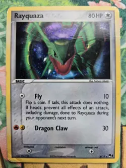 Rayquaza - Pokemon Organized Play POP Series 1 (3/17) Holo Pokemon Card DMG - Image 1