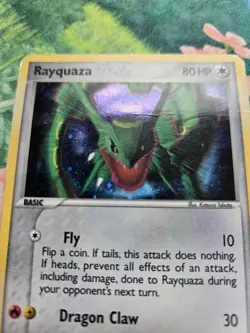 Rayquaza - Pokemon Organized Play POP Series 1 (3/17) Holo Pokemon Card DMG - Image 2