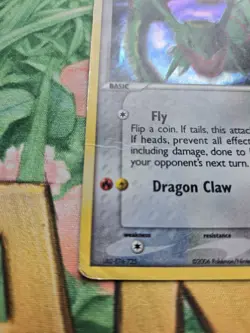 Rayquaza - Pokemon Organized Play POP Series 1 (3/17) Holo Pokemon Card DMG - Image 3