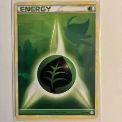 Grass Celebi Energy 115/123 - HGSS - Pokemon Card - NM - Image 1