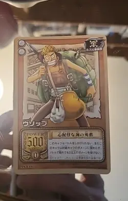 Usopp Trading Card One Piece 2002 Ms-C11 Initial Tcg Jump Japan C304 Mint - Image 1