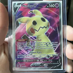 Mimikyu V - 148/163 - Pokemon Battle Styles Sword & Shield Full Art Rare Card NM - Image 1
