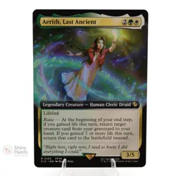MTG Aerith, Last Ancient (Extended Art) Commander: FINAL FANTASY NM reg - Image 1
