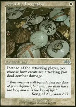 Moderate Play, English MTG Regular Defensive Formation Urza's Saga Magic the Gat - Image 1