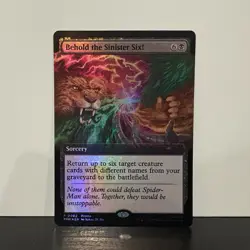 Magic The Gathering | Behold The Sinister Six SpiderMan PROMO CARD PAX West 2025 - Image 1