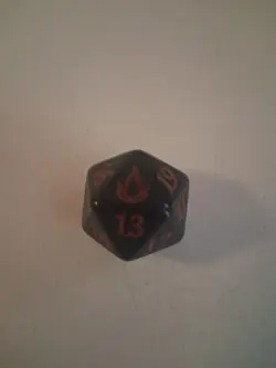 Magic The Gathering UNIVERSES BEYOND ASSASSIN'S CREED D20 SPINDOWN DICE DIE MTG - Image 1