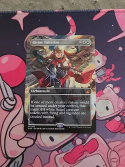 1x MTG Divine Visitation (Anime Borderless) - Ravnica Remastered (RVR) #416 - Image 1