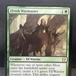 Elvish Warmaster - 0241 LTC MTG - Rare N/M - Elven Council - Image 1
