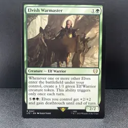Elvish Warmaster - 0241 LTC MTG - Rare N/M - Elven Council - Image 2