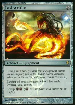 Lashwrithe New Phyrexia MTG - Image 1