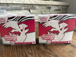 pokemon white flare etb sealed 2 lot No Rips Or Tears - Image 1