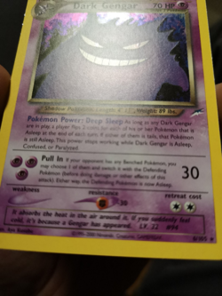 Pokemon Dark Gengar 6/105 holo ENG Neo Destiny GOOD - Image 1
